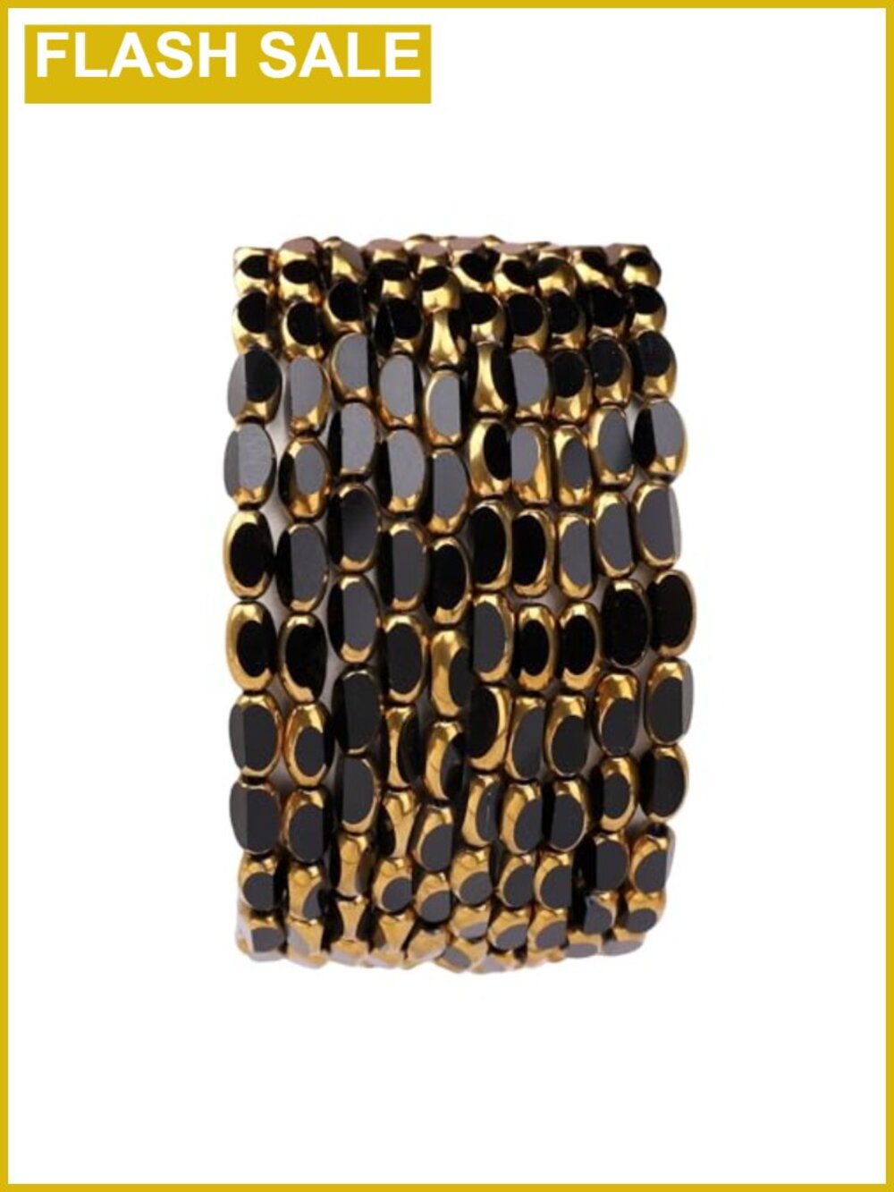 Glass Rice Beads Faceted Oval Golden Edge Crystal Loose Beads for DIY Jewelry